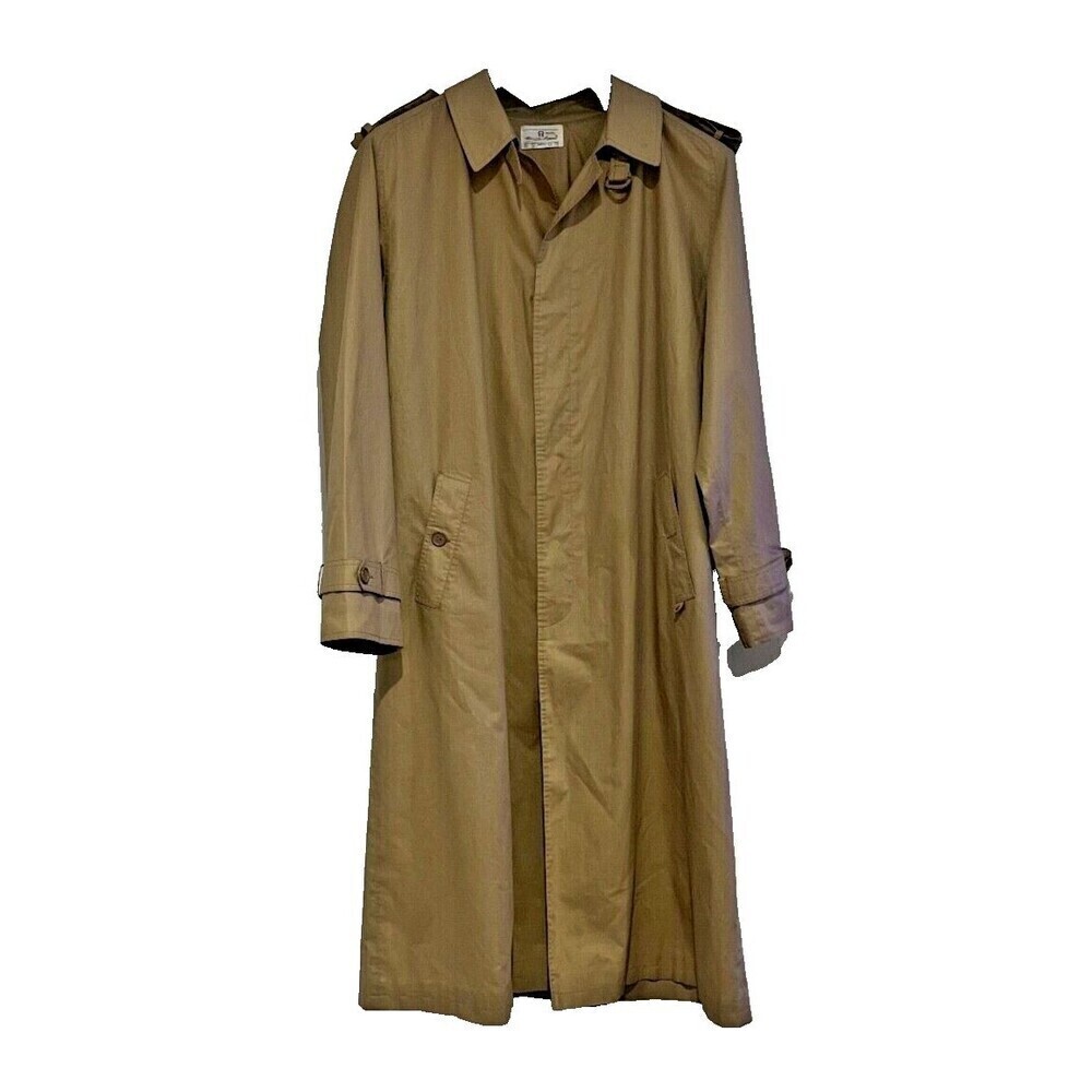 Etienne Aigner Men's Vintage Trench Coat Size Large ** See measurements
